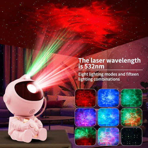 Astronaut Star Projector Night Light