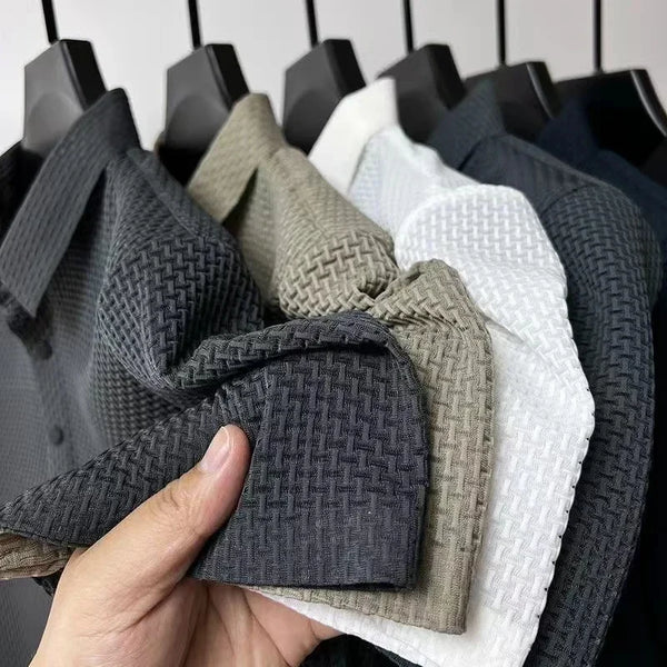 Breathable Solid Short Sleeve Polo