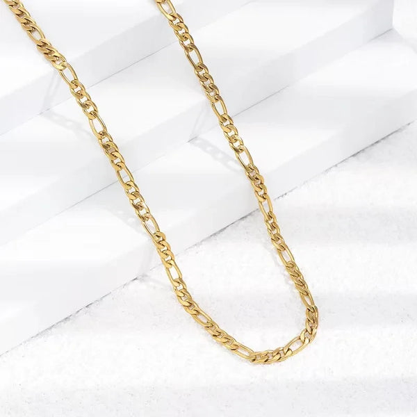 18K Gold Filled Sideways Chain Necklace
