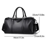 Retro PU Leather Gym Duffle