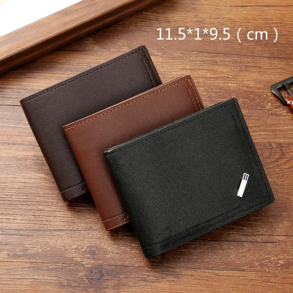 Minimalist Leather Foldable Wallet