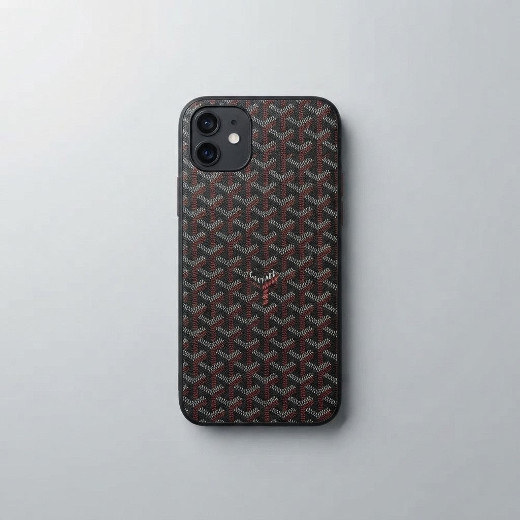 Geometric Plaid Matte Phone Case