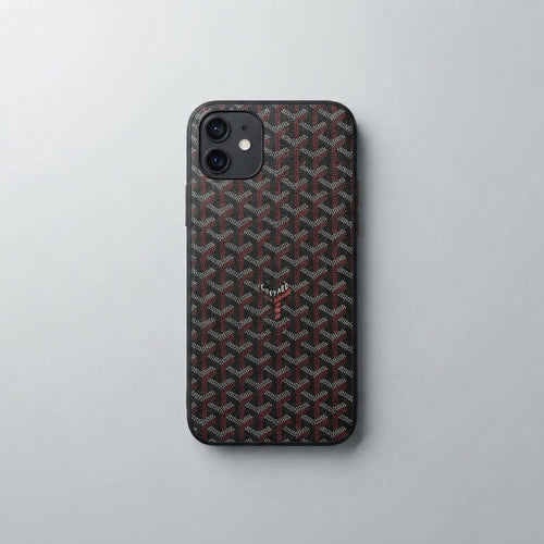 Geometric Plaid Matte Phone Case